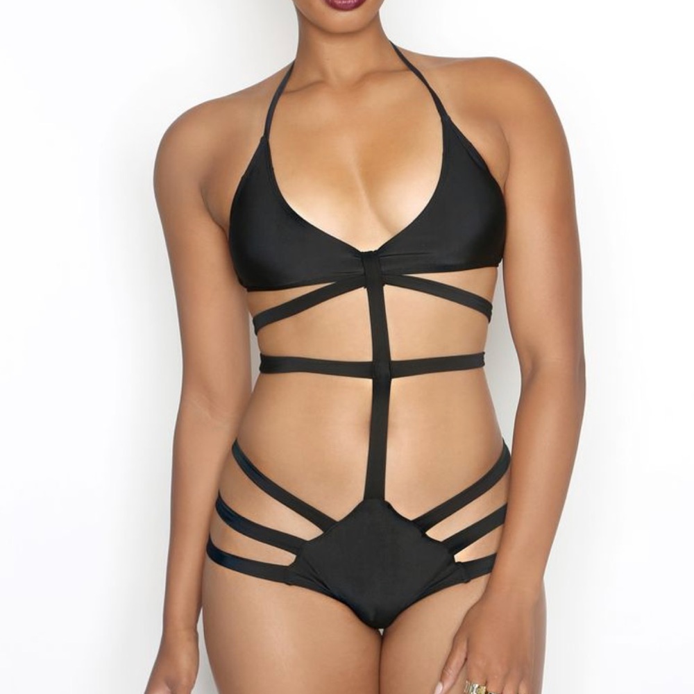Hot Strappy Swim Suite